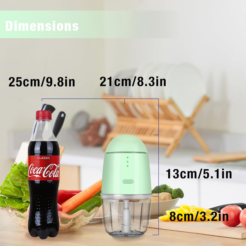 Processor - Cordless Mini Food Processor & Portable Small Food Chopper for Vegetables Fruit Salad Onion