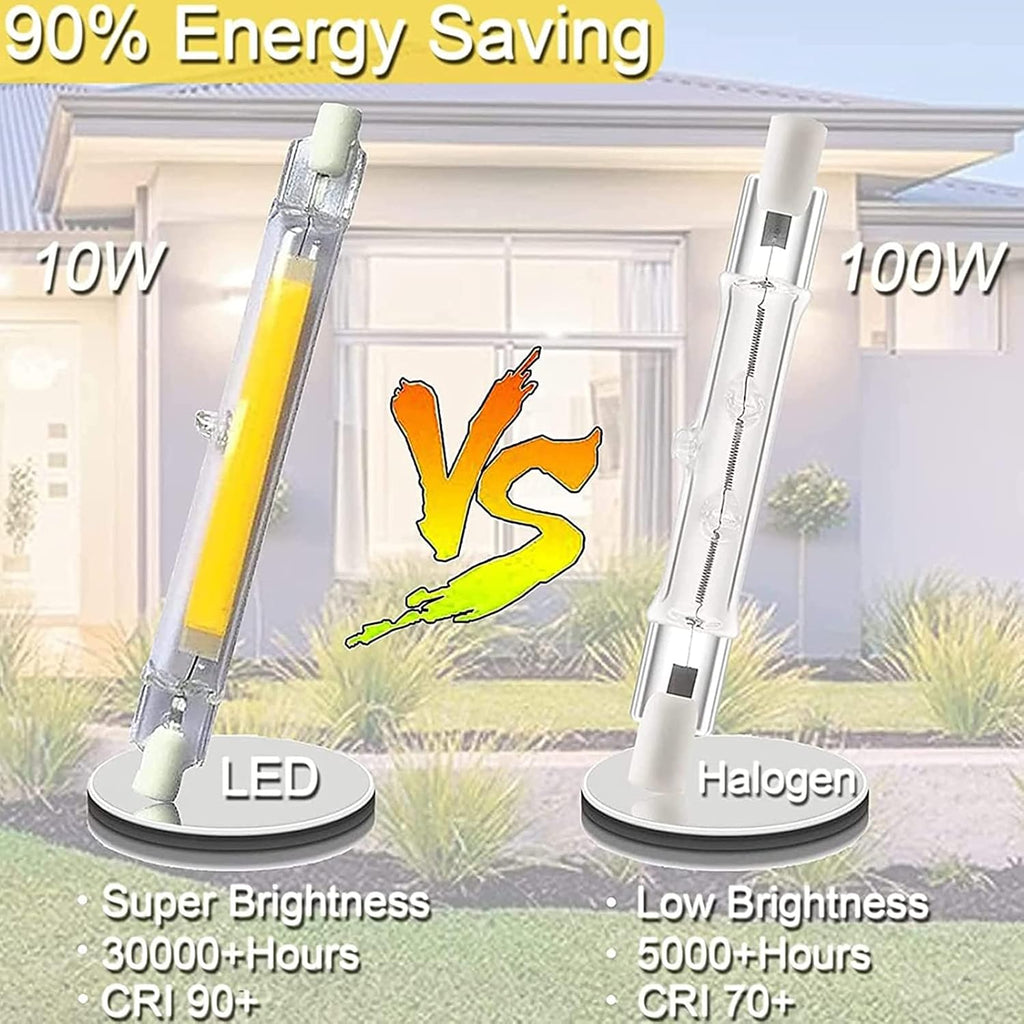 R7s LED Bulbs 10W High Brightness T3 Double Ended LED Lights Bulbs Equivalent to 100W Halogen Bulbs J-Type T3