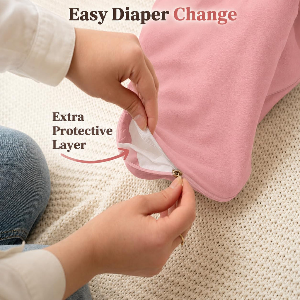 Zipper Swaddle Sleep Sacks - Pack Swaddles for Newborns, Adjustable & Breathable Infant Sleep Sack, Easy