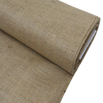 60" Wide Jute Burlap Fabric / 5 Yards/Natural