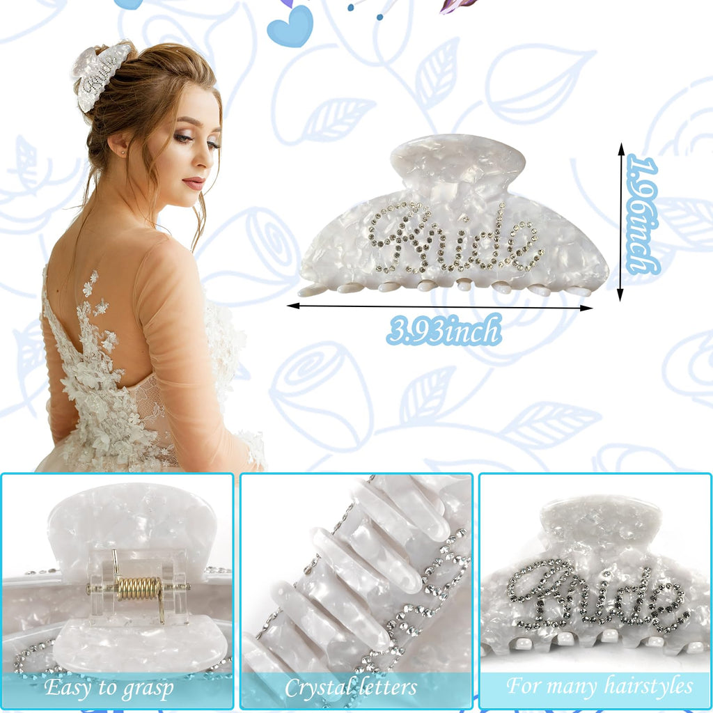 Bride to Be Gift Set, Bride Slippers Robe Hair Clip I Do Slippers Bridal Gift, Wedding Bachelorette Bridal Shower