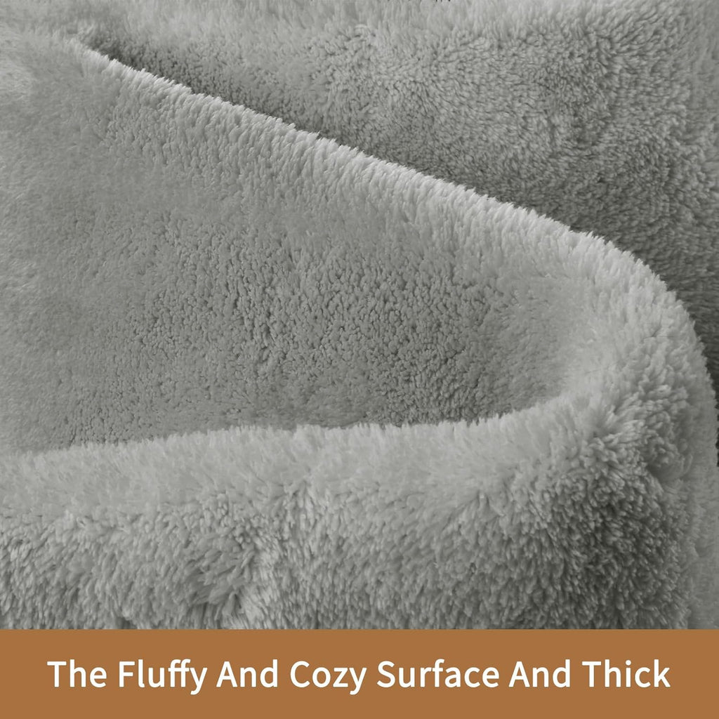 8x10 Area Rugs for Living Room, Soft Large Area Rug Fluffy Rugs for Bedroom，Machine Washable Area Rug Non Slip Carpet