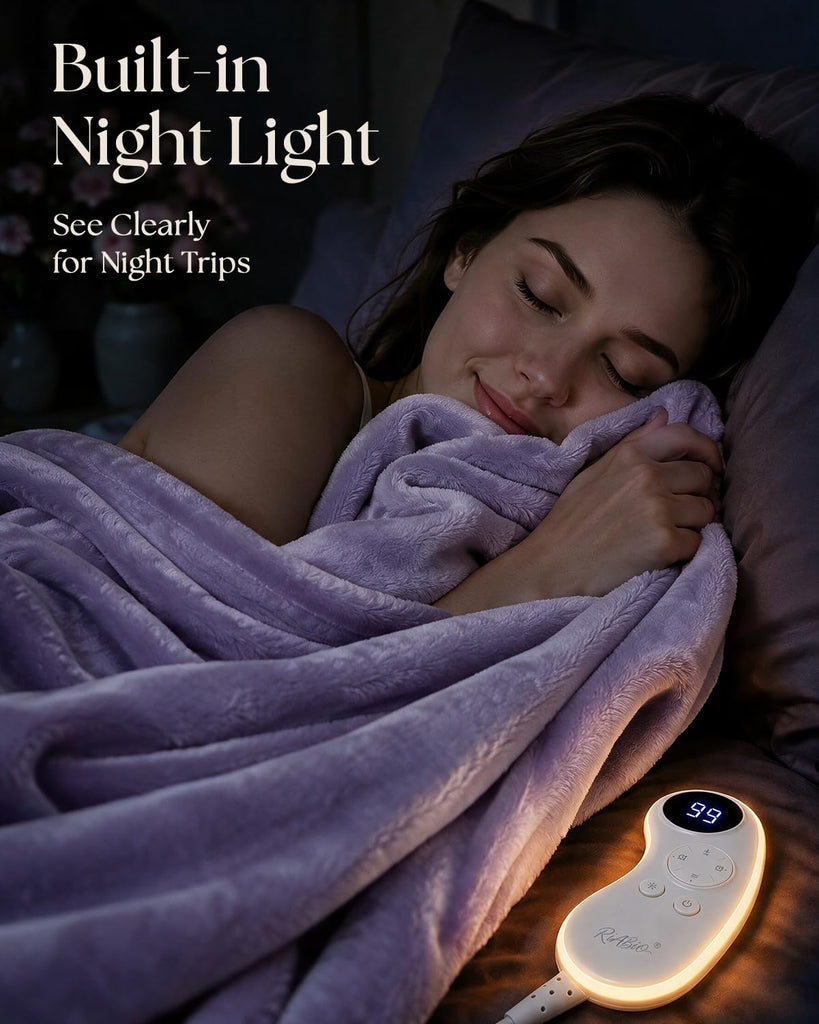 Soft Electric Heated Blanket : Fast Even Heating Up to 125.6°F