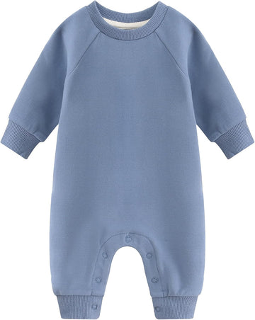 Organic Cotton Baby Boy Girl Romper Jumpsuit Outfit Clothes