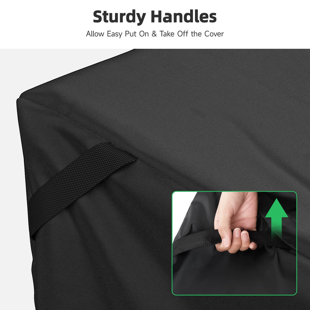 MR.COVER 3-Seater Outdoor Couch Cover, Patio Furniture Covers Waterproof, Fits up to 88W x 40D x 35H inches, with Air