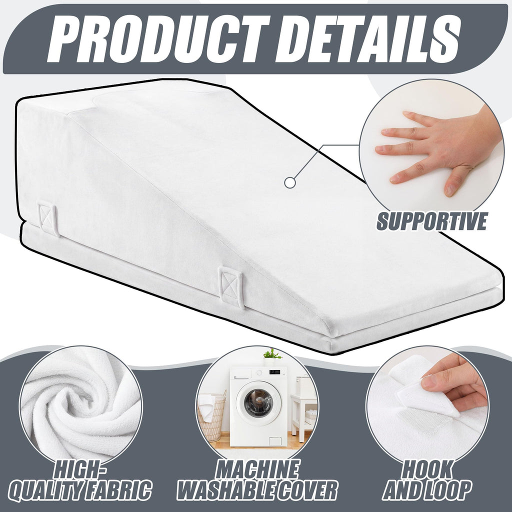 Leg Elevation Pillows for After Surgery, Adjustable Height Knee Surgery Recovery Equipment, Knee Replacement Recovery