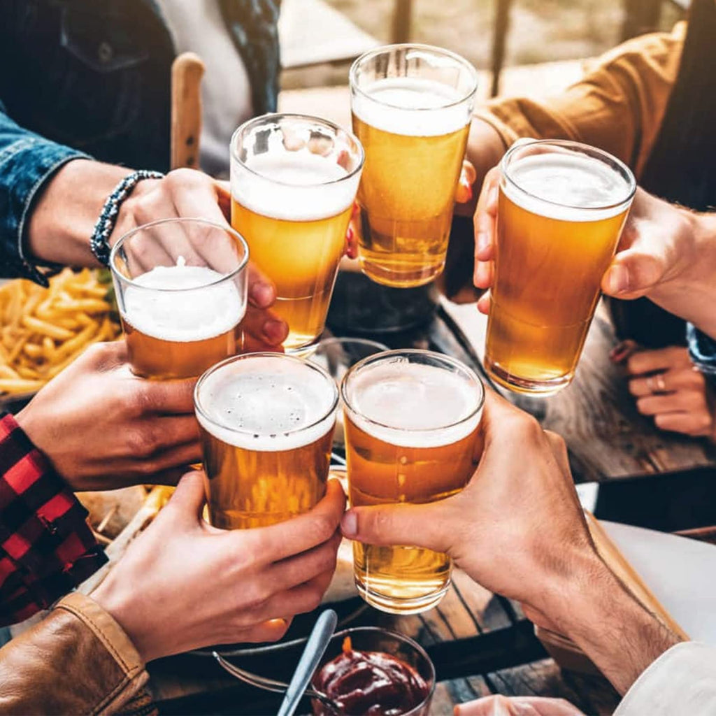 8pcs 16oz Beer Pint Glasses