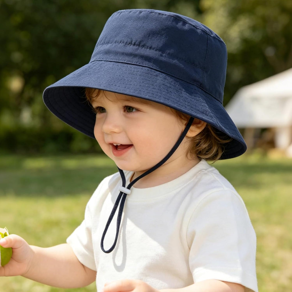 Baby Sun Hat UPF 50+ Toddler Bucket Summer Kids Beach Hats for Boys Girls