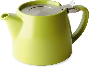 Stump Teapot with SLS Lid and Infuser, 18-Ounce, Lime
