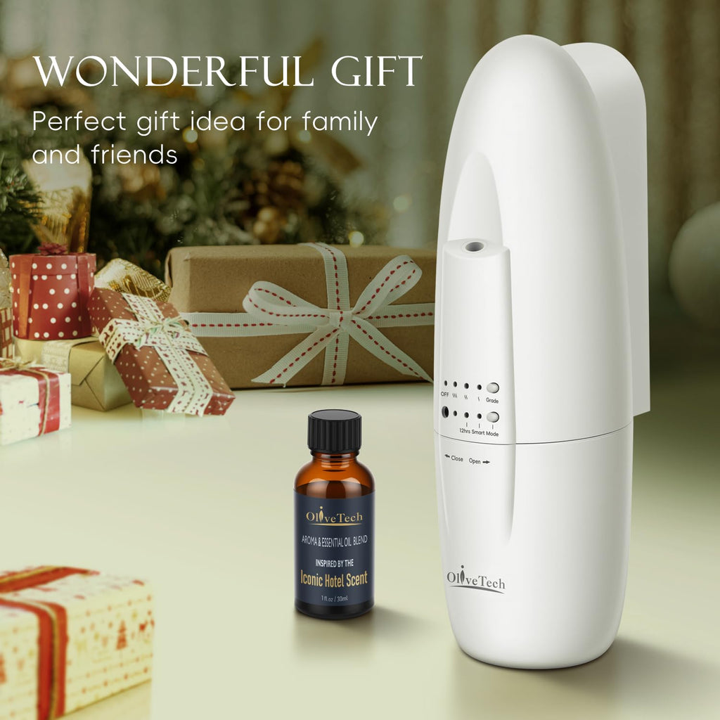 Plug in Scent Diffuser, Waterless Essential Oil Diffuser, Cover Up to 500 Sq. Ft., Hotel Collection Diffuser