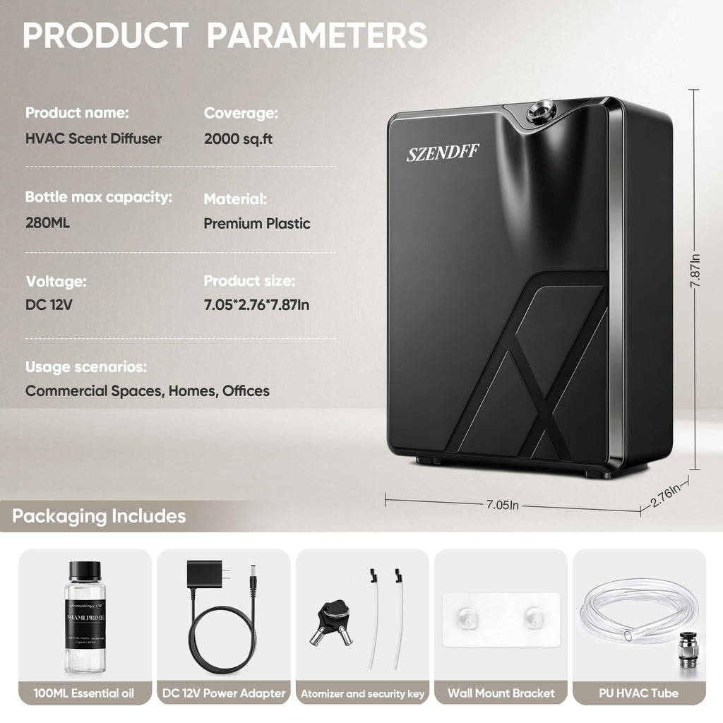 Scent Diffuser Kit with 100ml Oil, Scent Air Machine