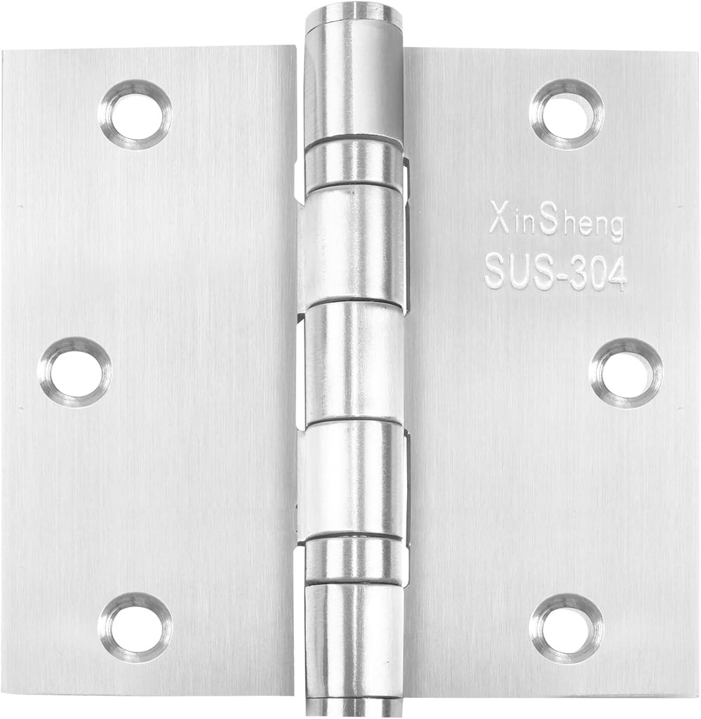 3.5" Heavy Duty Door Hinges XinSheng 304 Stainless Steel 3 Pack | Great anti-rust performance，Anti-tamper hinge