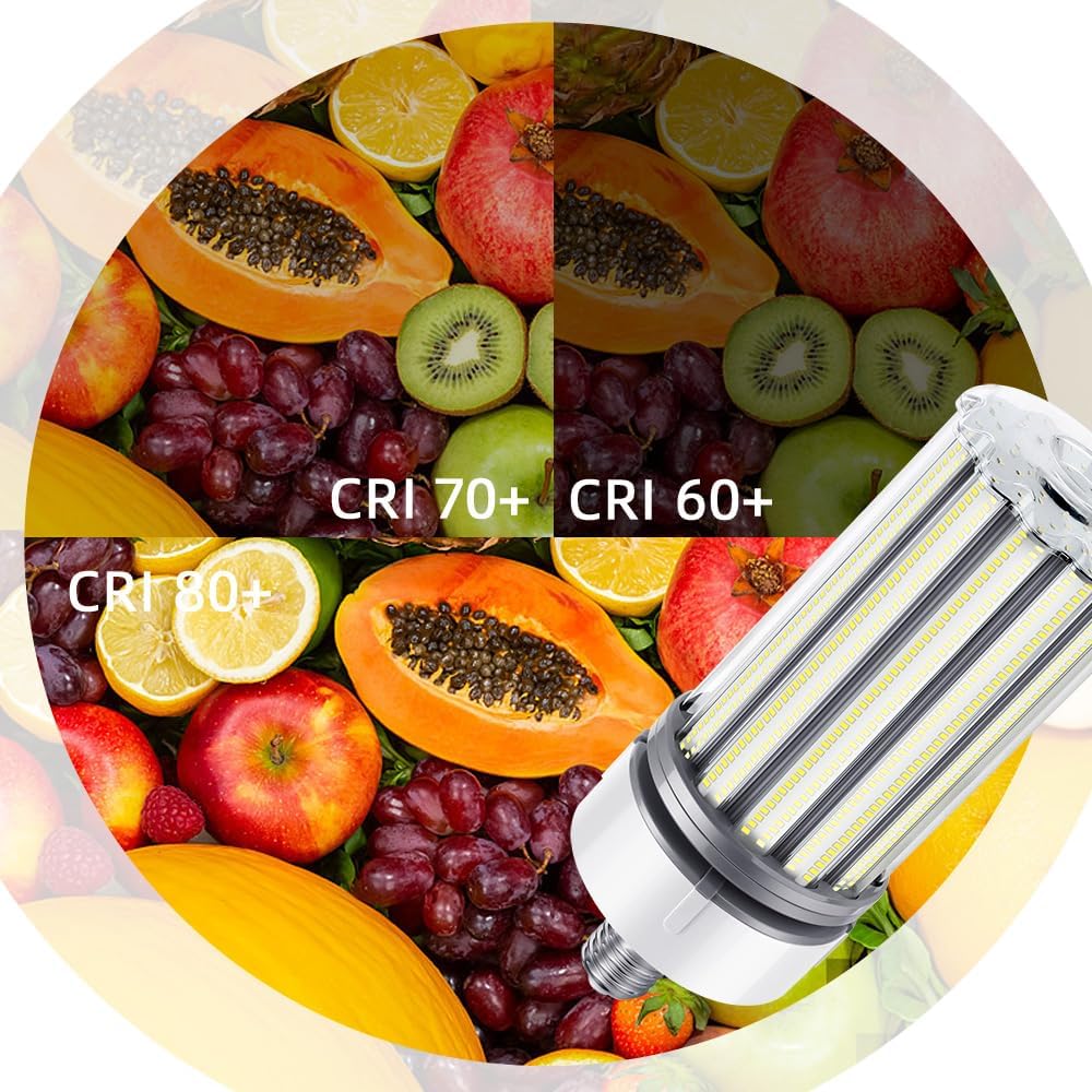 350W LED Corn Bulb 2 Pack, 1100W Equivalent, E39 Mogul Base Bulbs, 45,500 Lumen Replacement Metal Halide/HID/HPS