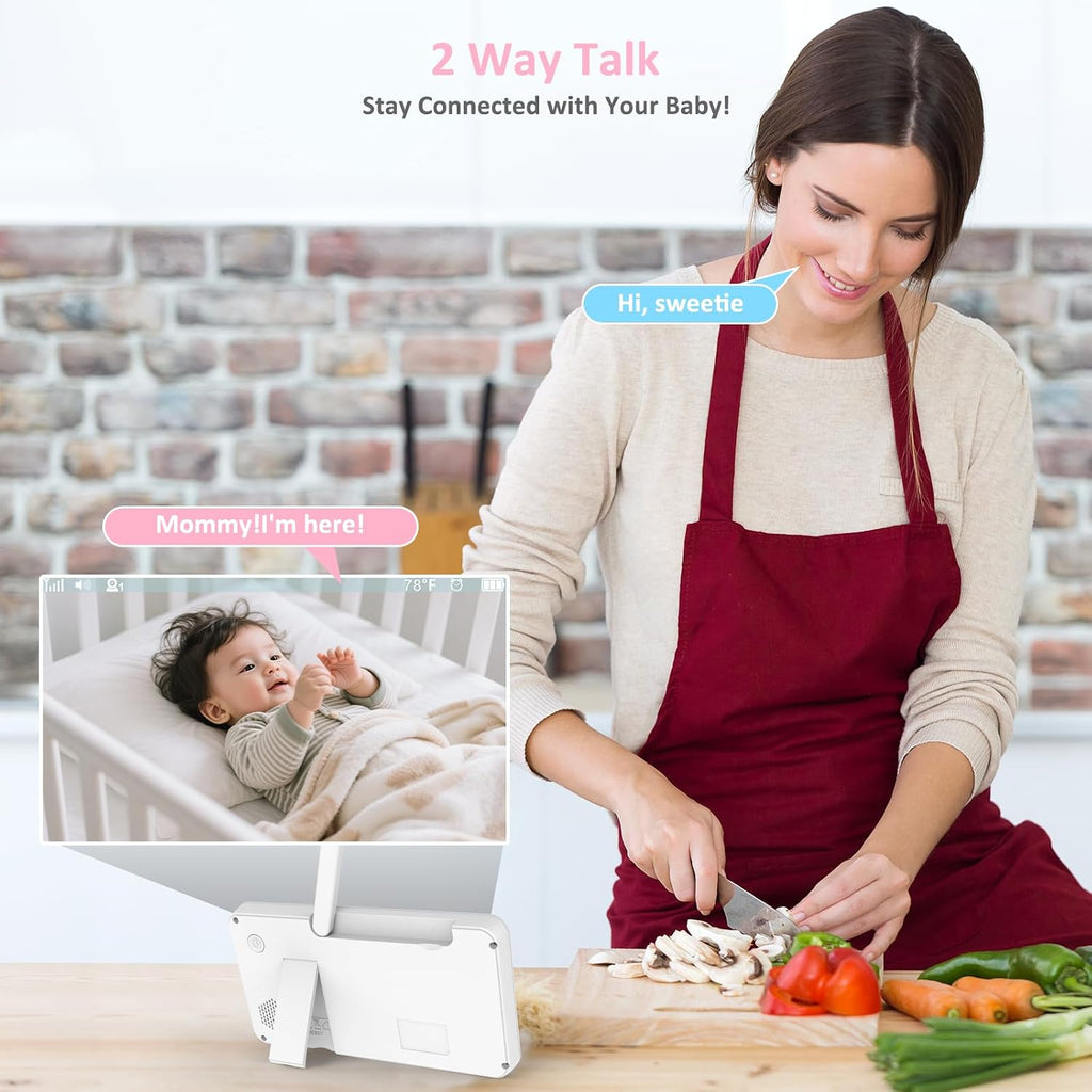 6" Big Screen No WiFi Baby Monitor