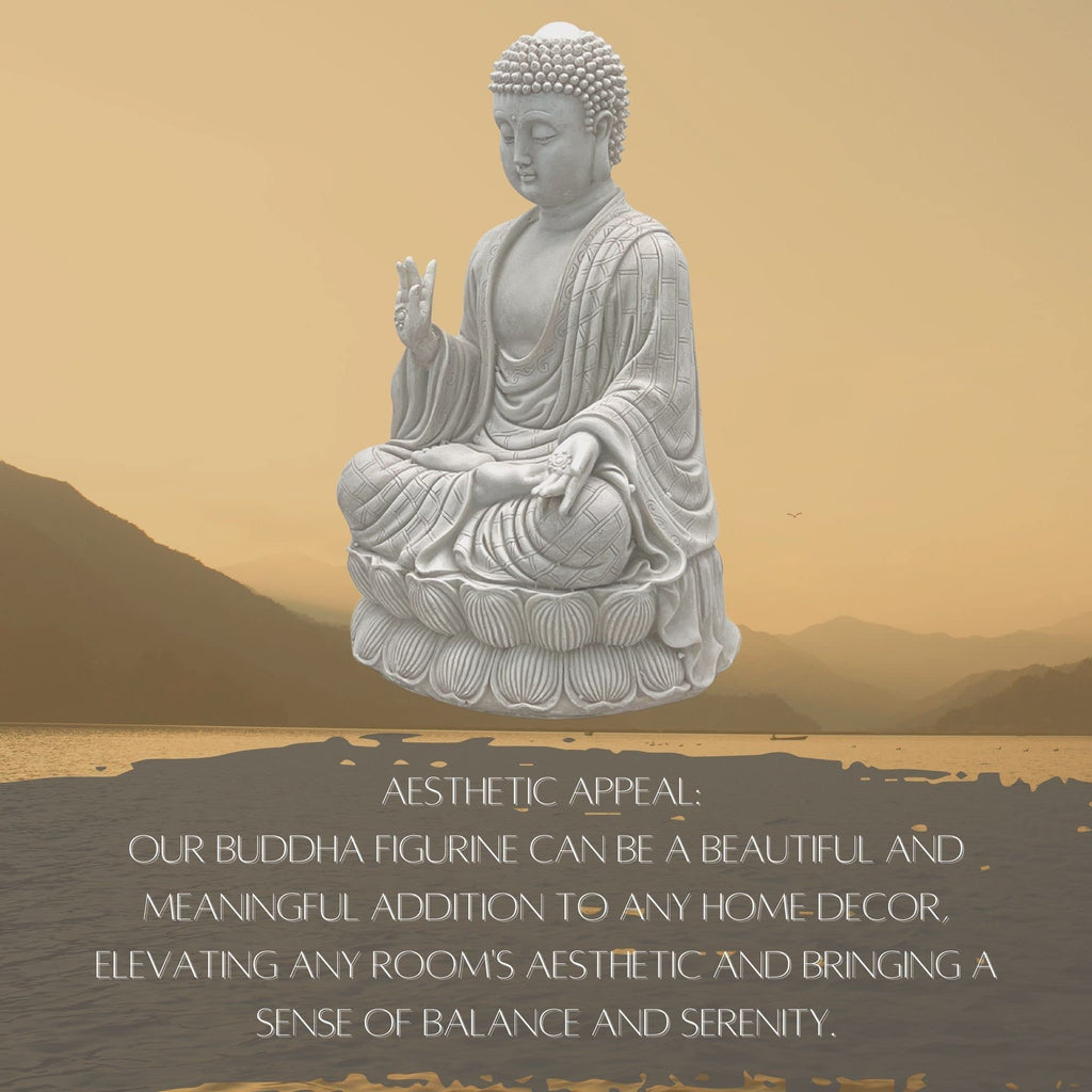Buddha Statue, Blessing, Sitting, Meditating, Lotus Mudra, Yoga
