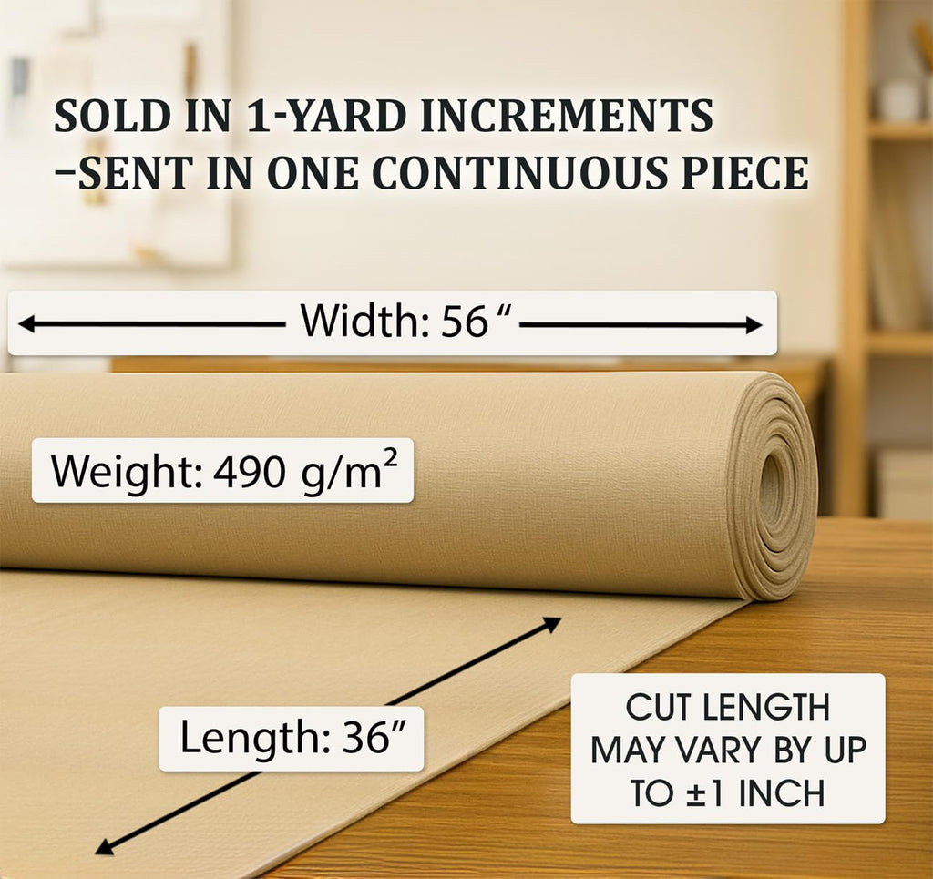 Hutton Solid Upholstery Fabric by The Yard - 56" Wide Soft Fabric Ideal for Cushions, Drapes, Upholstery, Decorative