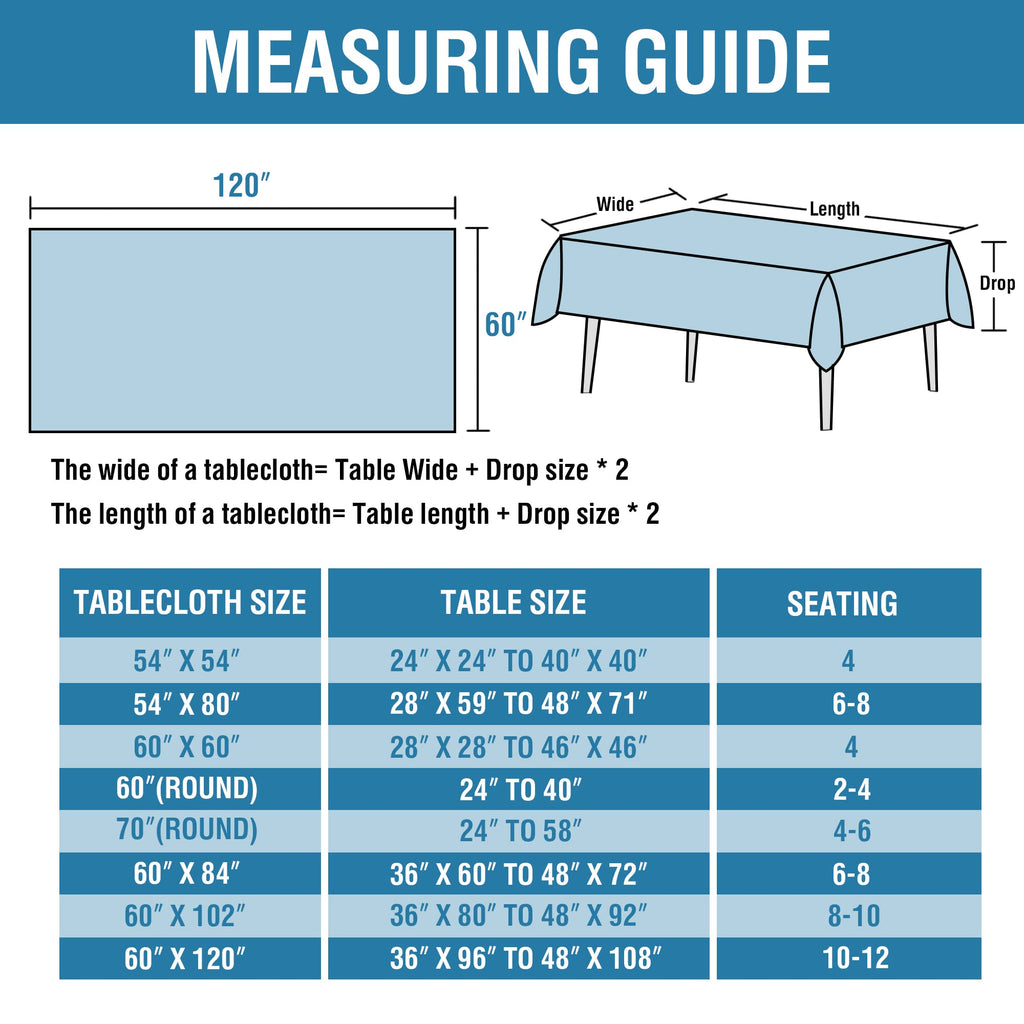 Linen Textured Tablecloth 60 x 120 Waterproof Decorative Table Cloth Spill-Proof Linen Look Cover for Party Table
