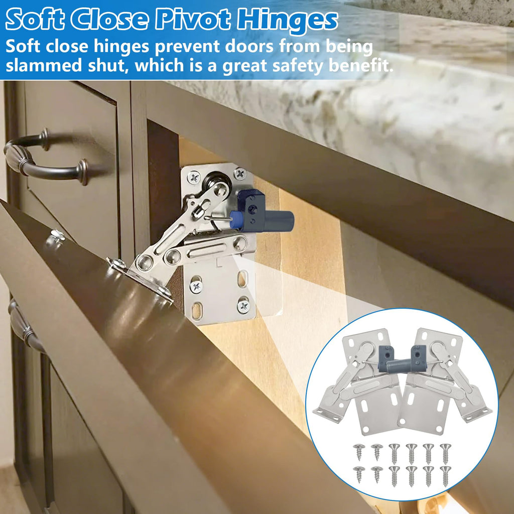 Soft Close Pivot Hinges Self Closing Cabinet Door Hinge