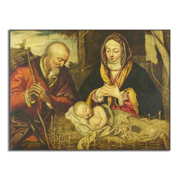 Jacopo Tintoretto The Nativity Poster Religious Culture Canvas Wall Art Renaissance Painting Vintage Poster Famous