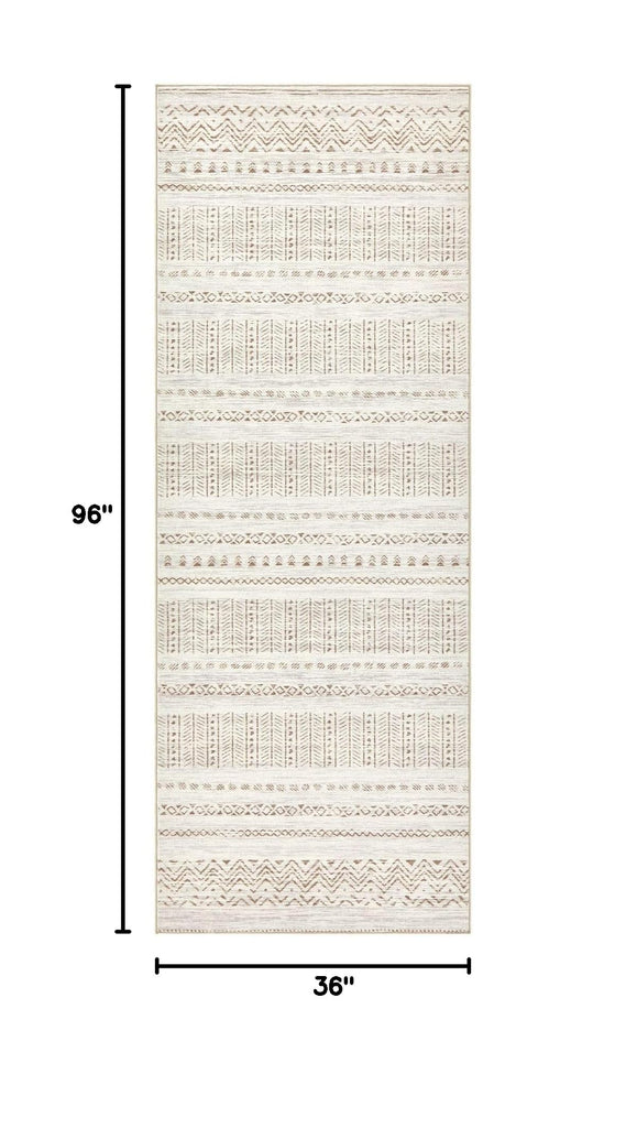 Hallway 3x8 Runner Rugs Washable Boho Moroccan Soft Rug