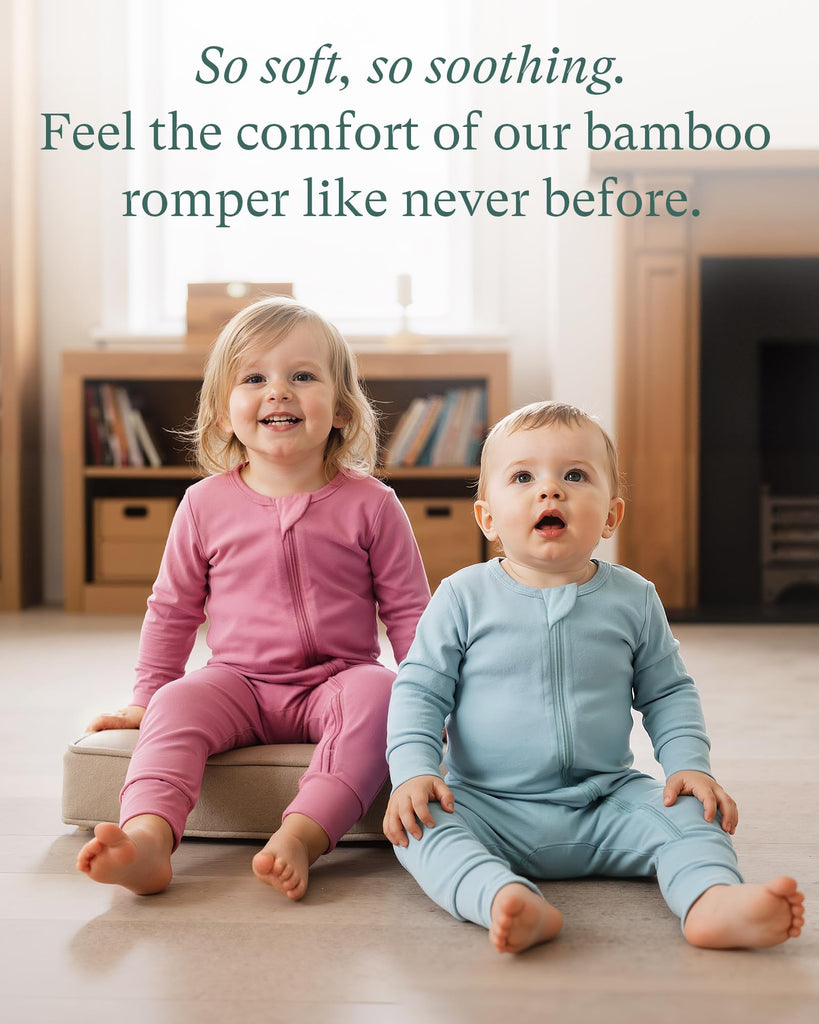 Bamboo Viscose Baby Long Sleeve Romper Pajamas