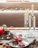 8 Set 5 Arm Acrylic Candle Holder, Mjkeomo 22'' Tall Candelabra Centerpieces for Tables, Candlesticks Holder with