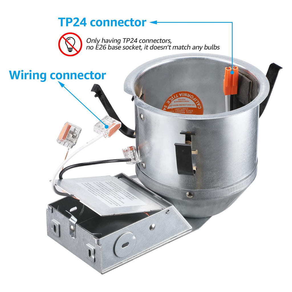 4 Inch Shallow Remodel Recessed Lighting Housing