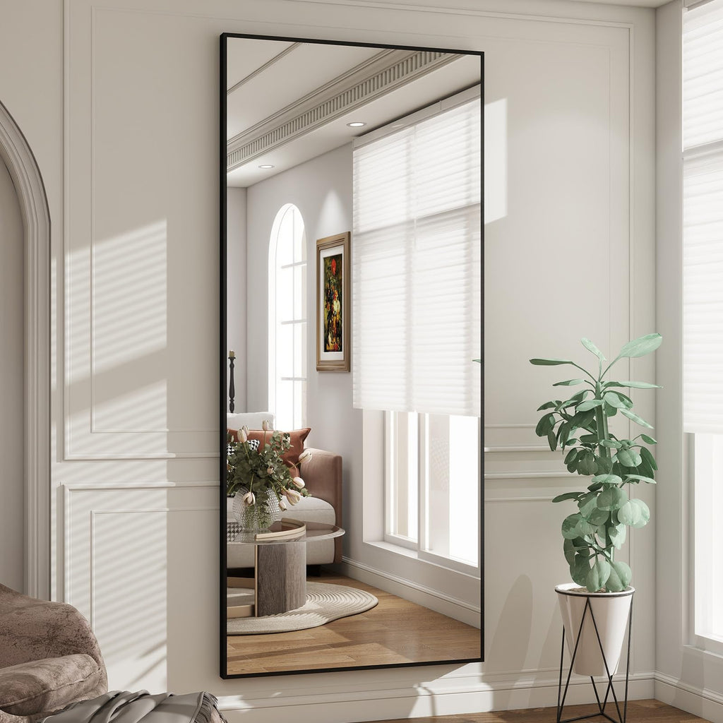 Full Length Mirror with Stand, 65"x24" Floor Mirror