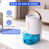 Dehumidifiers for Home, 60 Oz Small Dehumidifier for Basement. Portable Dehumidifier for Bedrooms, Bathrooms, Closets