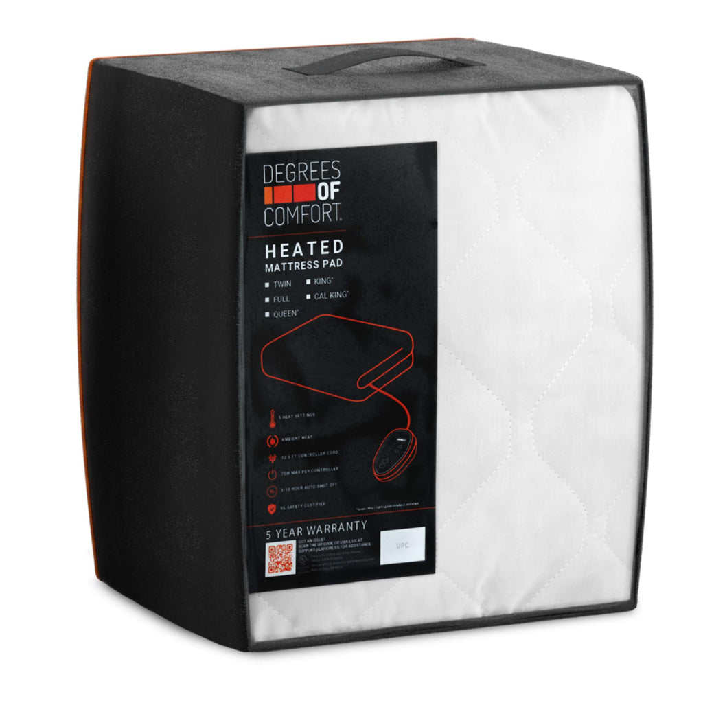 Heated Mattress Pad King, Dual Control Electric Bed Warmer