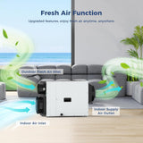 Whole House Dehumidifier, 90 PPD Commercial Grade Whole Home Dehumidifiers for Garages, Water Damage Restoration