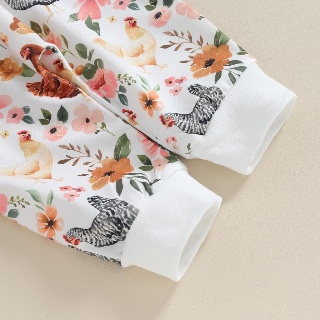 Baby Girl Fall Winter Clothes Toddler Sweatsuit Outfit
