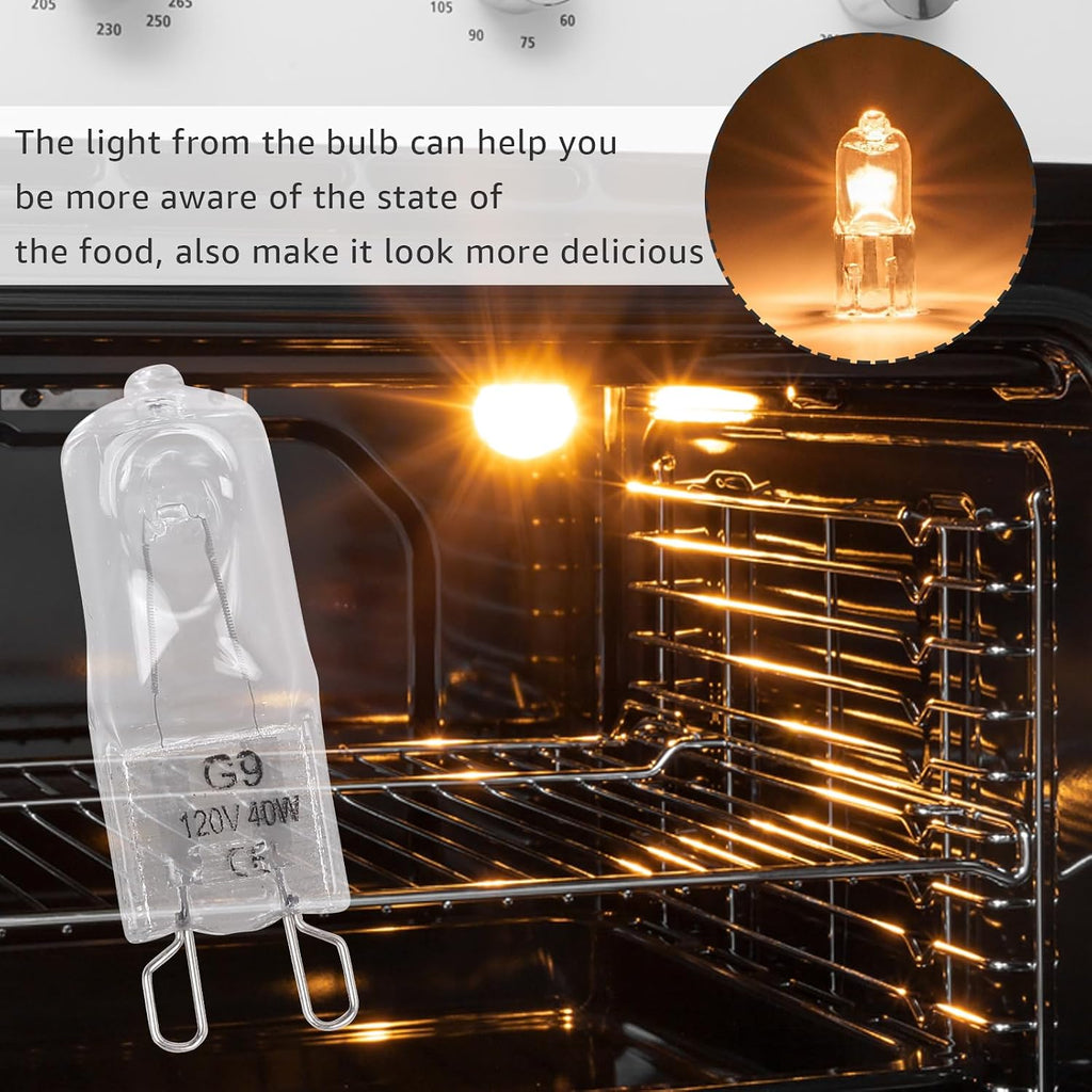 Range Hood Light Bulb 120V 40W G9 for Whirlpool