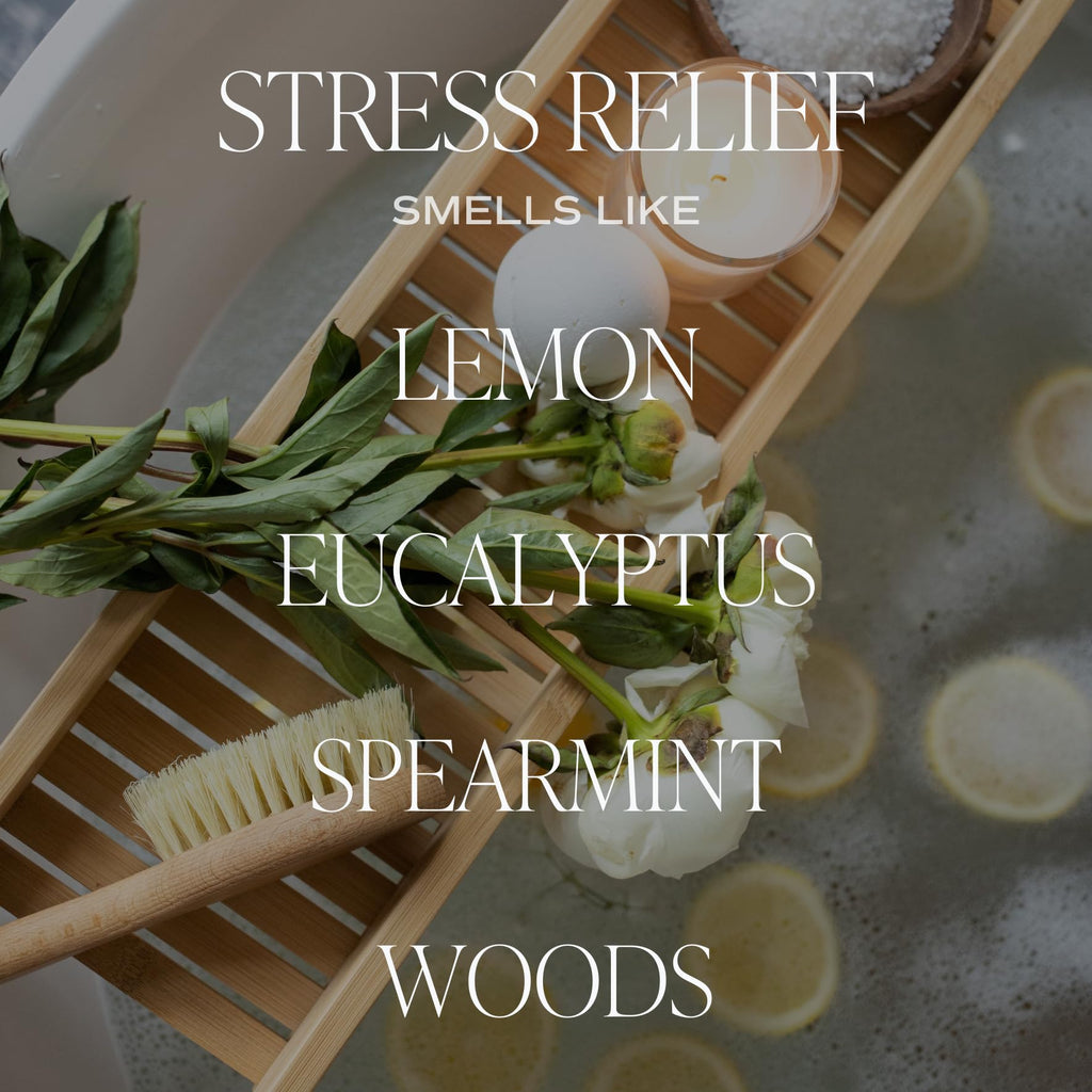 Stress Relief Reed Diffuser Set - Eucalyptus, Spearmint, Citrus, Sage Scented Diffusers - Scent Diffusers, Long