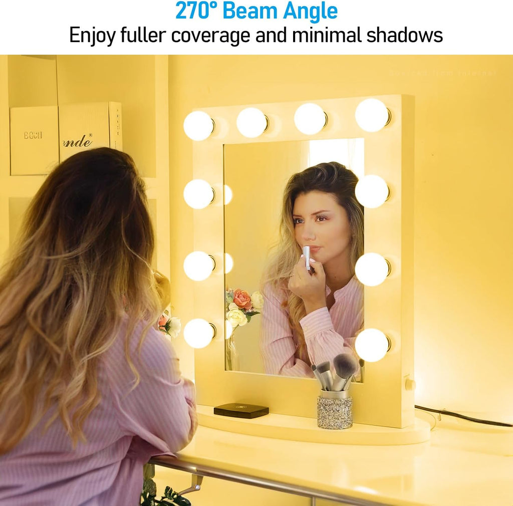 G25 LED Light Bulbs, 5W 450LM, Dimmable, 2700K