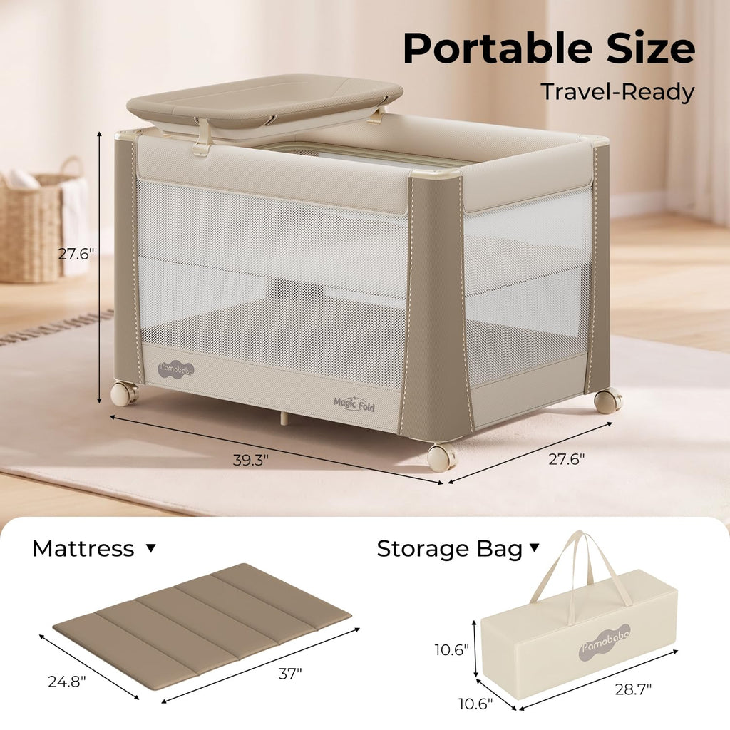 Deluxe Play Yard with Bassinet & Changing Table