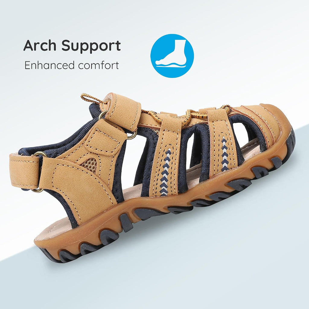 Kids Boys Girls Soft Sole Close Toe Sport Beach Water Sandals