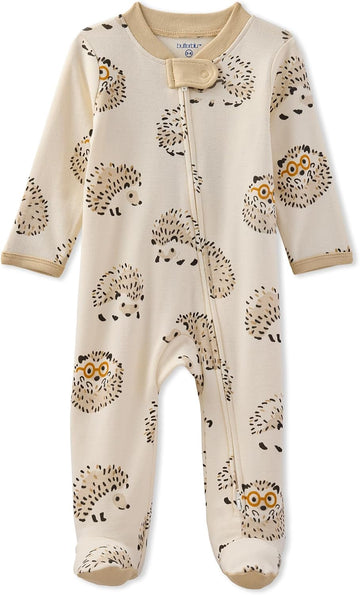 Scout Sleep & Play 100% Organic Cotton Footed Zip Front PJs