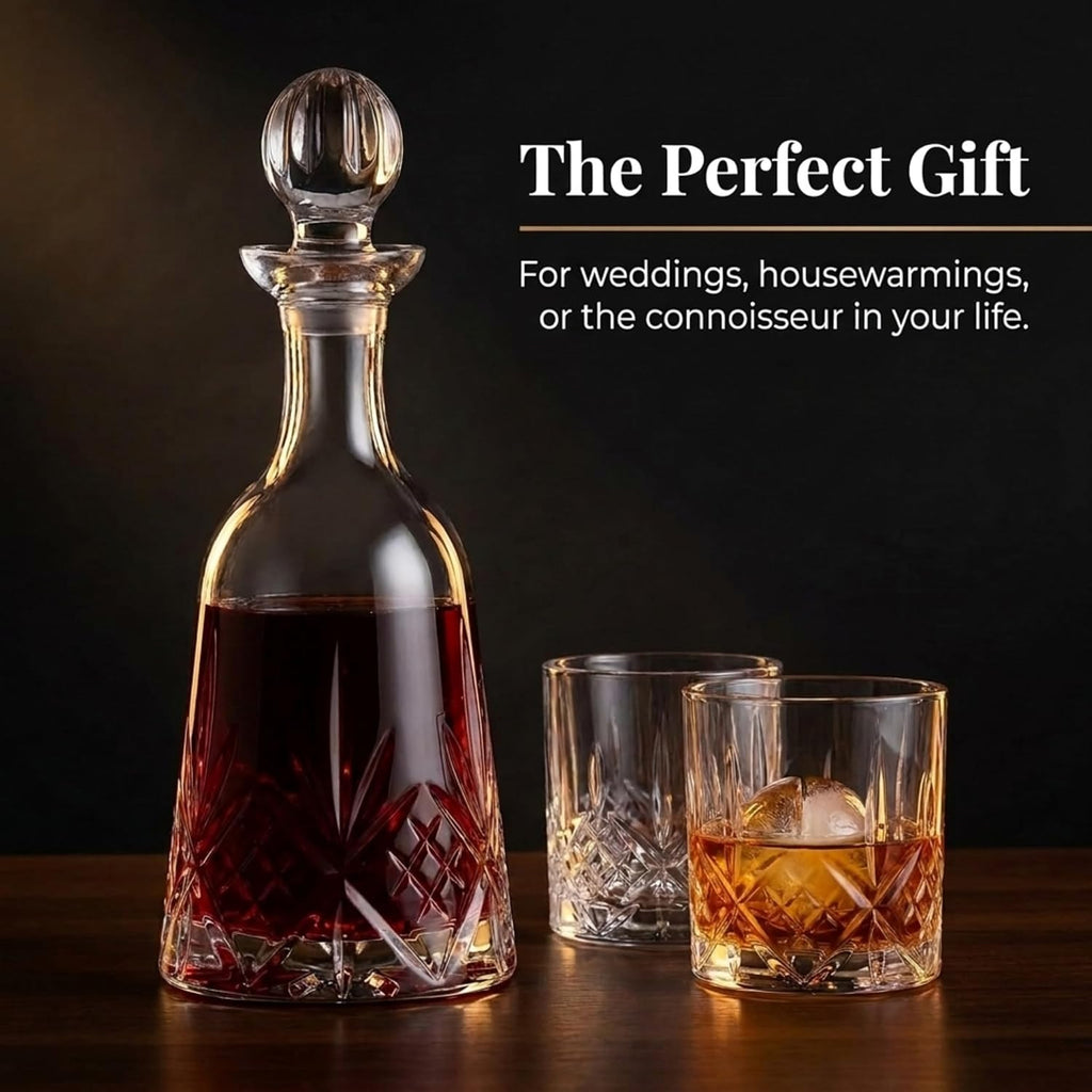 Wine Decanter, Whiskey Decanter, Dublin Crystal Collection