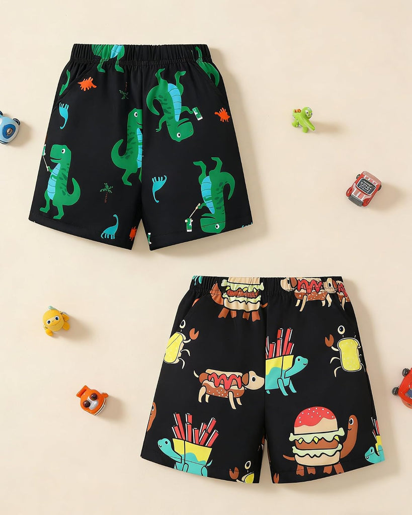 Toddler Baby Boy Summer Clothes Short Sleeve T-Shirt Crewneck Top Piece Shorts Set Infant Baby Boy Outfits