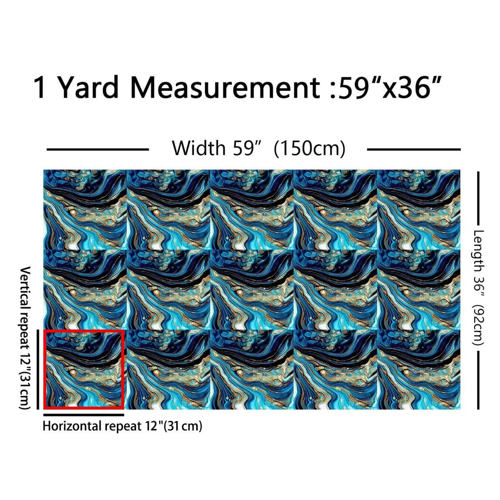 Marble Pattern Fabric by The Yard Ink Fluid Marbling DIY