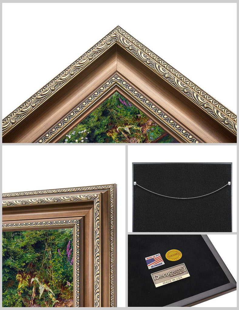 Ophelia Gold Framed Wall Art, 35x25