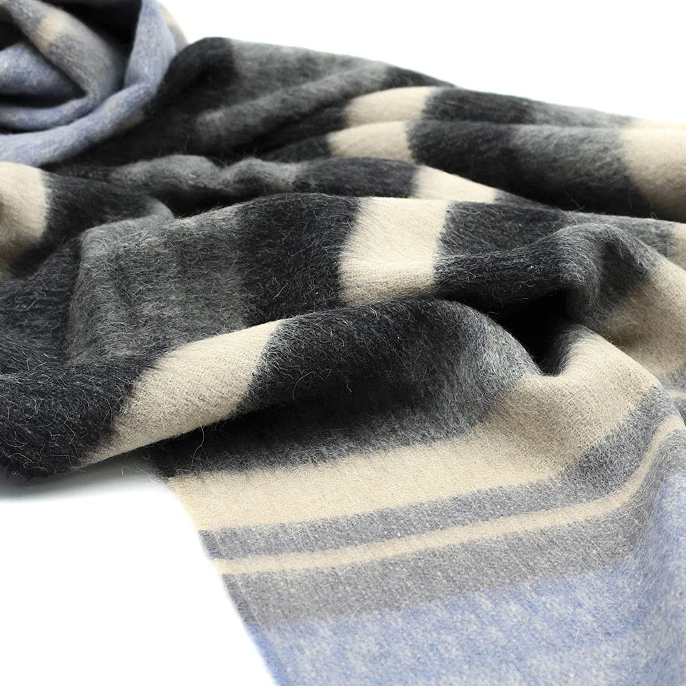 Merino Wool Throw Blanket Cherokee Tribal Design Soft Warm 72" x 60"