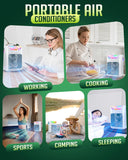 Portable Air Conditioners, 3 Wind Speeds & 7 LED Lights Evaporative Personal Air Cooler