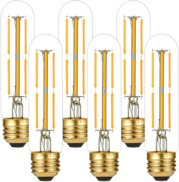 T10 E26 Led Bulb 60 watt,Dimmable,Soft White Light Bulbs,2700K