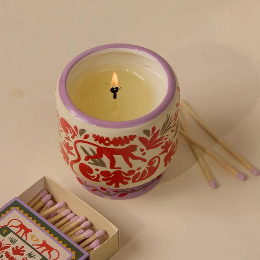 A Dopo Scented Candle, Coconut & Amber, 8 oz - Set of 8