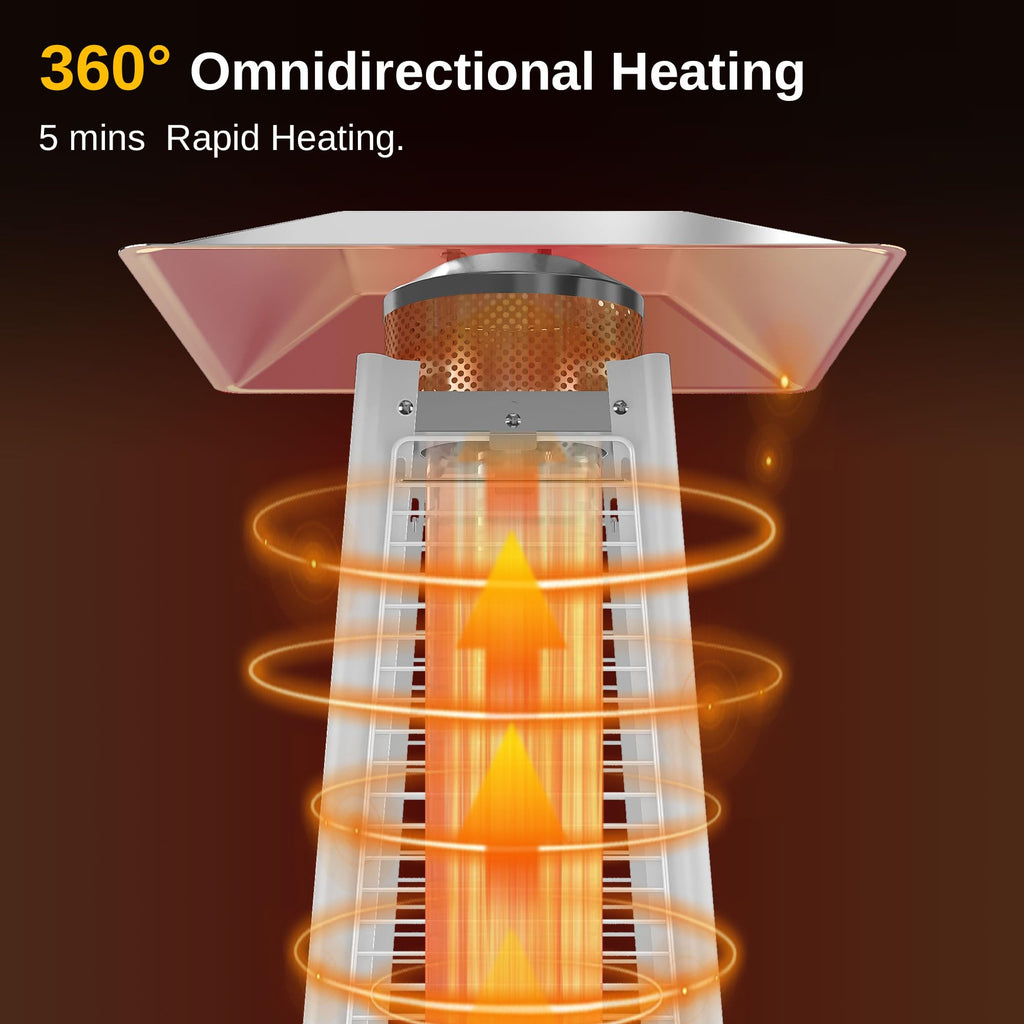 Pyramid Patio Heater, 48,000 BTU Outdoor