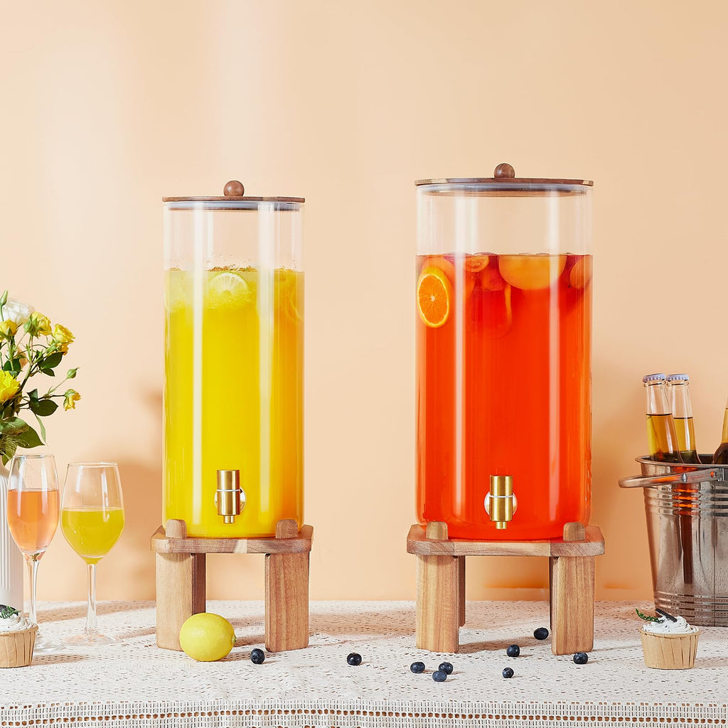 3 Gallon Large Drink Dispenser for Parties, Beverage Dispenser with Stand