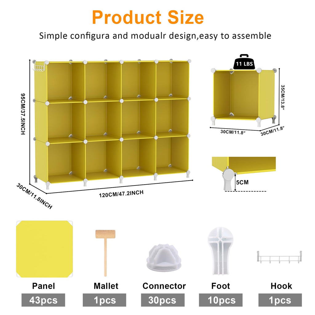 Cube Storage Organizer Closet Organizers 12 Cube Storage Shelves
