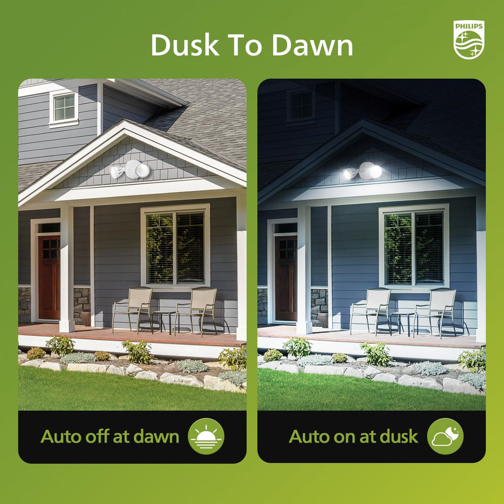 44W 3500/4200 lm LED Security Light Outdoor Motion Sensor/Dusk to Dawn, 5000K Daylight Flood Light, Waterproof, Dusk